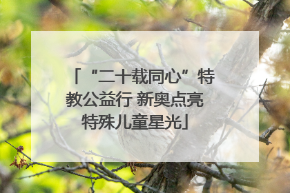 “二十载同心”特教公益行 新奥点亮特殊儿童星光