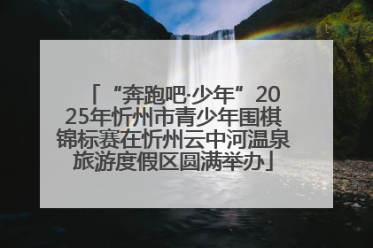 “奔跑吧·少年”2025年忻州市青少年围棋锦标赛在忻州云中河温泉旅游度假区圆满举办