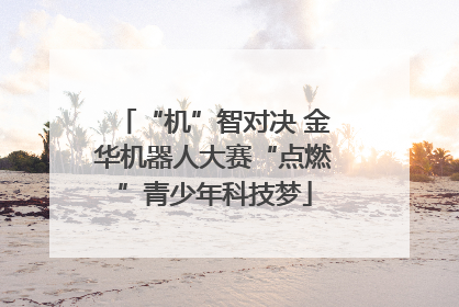 “机”智对决 金华机器人大赛“点燃”青少年科技梦