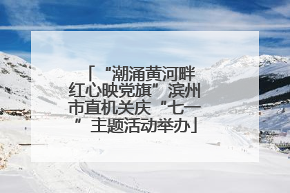 “潮涌黄河畔 红心映党旗”滨州市直机关庆“七一”主题活动举办