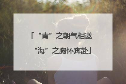 “青”之朝气相邀 “海”之胸怀奔赴