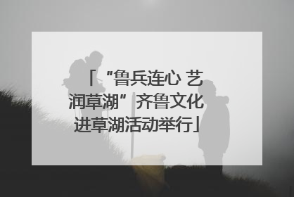 “鲁兵连心 艺润草湖”齐鲁文化进草湖活动举行