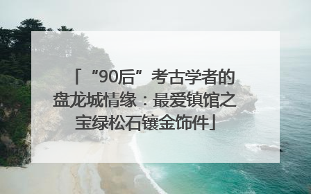“90后”考古学者的盘龙城情缘：最爱镇馆之宝绿松石镶金饰件