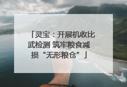 灵宝：开展机收比武检测 筑牢粮食减损“无形粮仓”