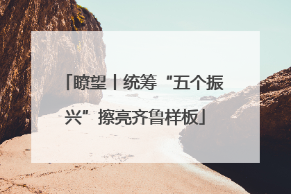 瞭望丨统筹“五个振兴”擦亮齐鲁样板
