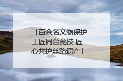 百余名文物保护工匠同台竞技 匠心共护丝路遗产