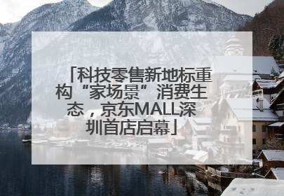 科技零售新地标重构“家场景”消费生态，京东MALL深圳首店启幕