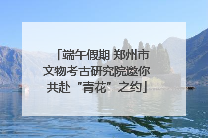 端午假期 郑州市文物考古研究院邀你共赴“青花”之约
