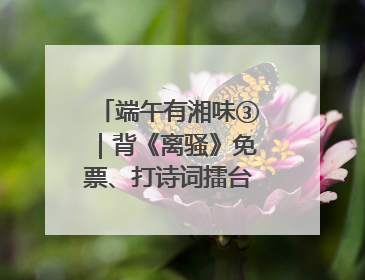 端午有湘味③｜背《离骚》免票、打诗词擂台……端午靖港古镇趣味多