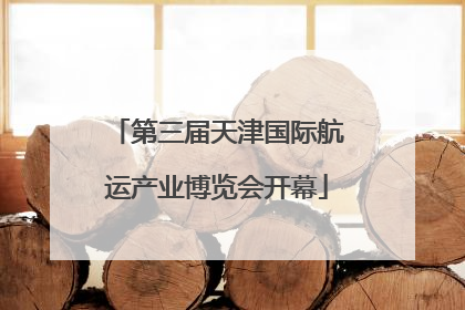 第三届天津国际航运产业博览会开幕