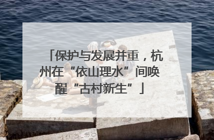 保护与发展并重，杭州在“依山理水”间唤醒“古村新生”