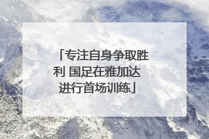专注自身争取胜利 国足在雅加达进行首场训练