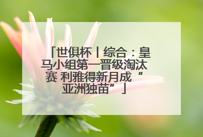 世俱杯丨综合：皇马小组第一晋级淘汰赛 利雅得新月成“亚洲独苗”