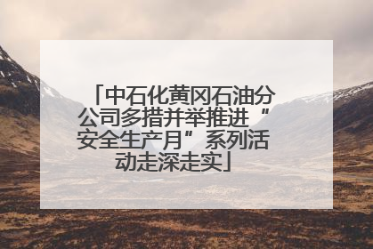 中石化黄冈石油分公司多措并举推进“安全生产月”系列活动走深走实