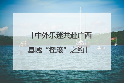 中外乐迷共赴广西县域“摇滚”之约