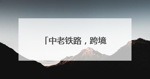 中老铁路，跨境货运1300万吨的共赢之路
