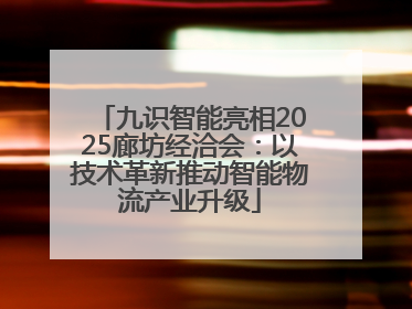 九识智能亮相2025廊坊经洽会：以技术革新推动智能物流产业升级