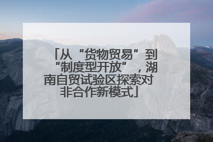 从“货物贸易”到“制度型开放”，湖南自贸试验区探索对非合作新模式