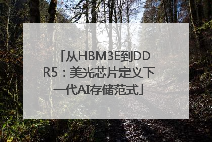 从HBM3E到DDR5：美光芯片定义下一代AI存储范式