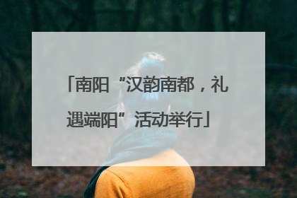 南阳“汉韵南都，礼遇端阳”活动举行