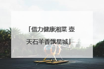 借力健康湘菜 壶天石羊香飘星城