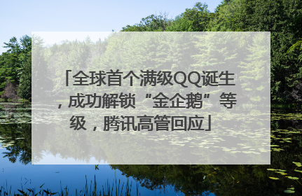 全球首个满级QQ诞生，成功解锁“金企鹅”等级，腾讯高管回应