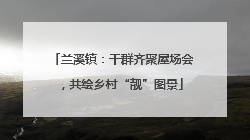 兰溪镇：干群齐聚屋场会，共绘乡村“靓”图景