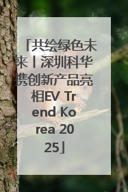 共绘绿色未来丨深圳科华携创新产品亮相EV Trend Korea 2025