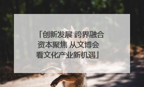 创新发展 跨界融合 资本聚焦 从文博会看文化产业新机遇