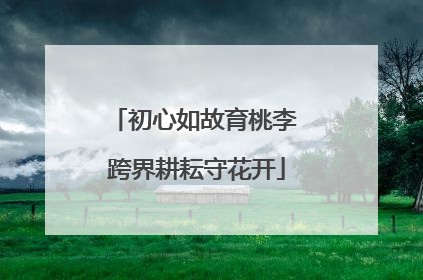 初心如故育桃李 跨界耕耘守花开
