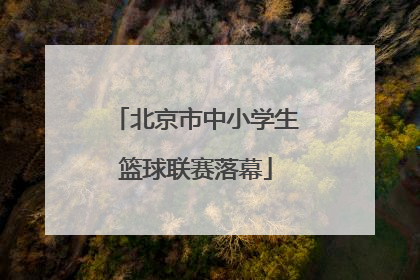 北京市中小学生篮球联赛落幕