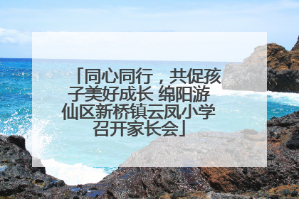 同心同行，共促孩子美好成长 绵阳游仙区新桥镇云凤小学召开家长会