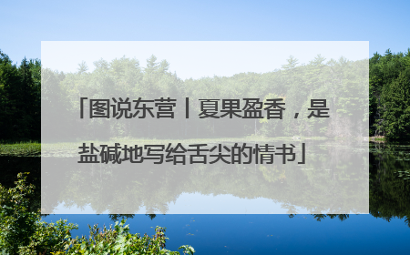 图说东营丨夏果盈香，是盐碱地写给舌尖的情书