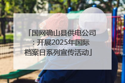国网确山县供电公司：开展2025年国际档案日系列宣传活动