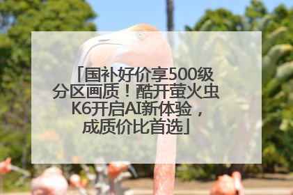 国补好价享500级分区画质！酷开萤火虫K6开启AI新体验，成质价比首选