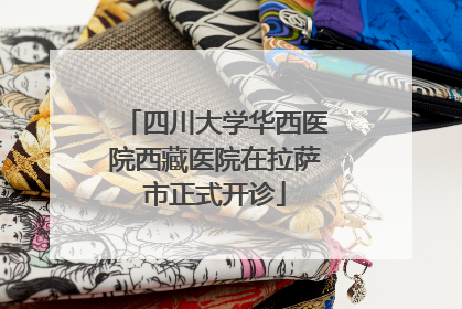四川大学华西医院西藏医院在拉萨市正式开诊