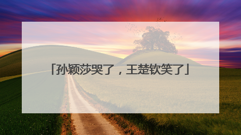 孙颖莎哭了，王楚钦笑了