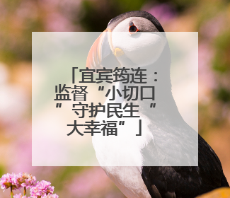 宜宾筠连：监督“小切口”守护民生“大幸福”