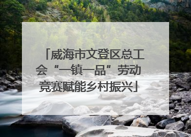 威海市文登区总工会“一镇一品”劳动竞赛赋能乡村振兴