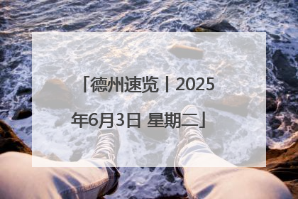 德州速览丨2025年6月3日 星期二