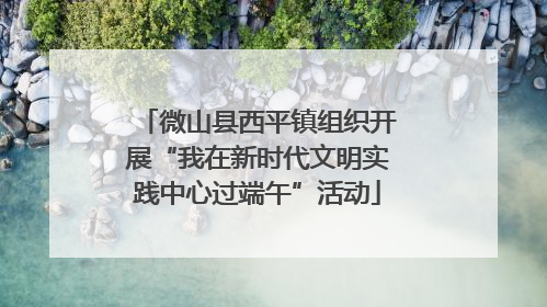 微山县西平镇组织开展“我在新时代文明实践中心过端午”活动