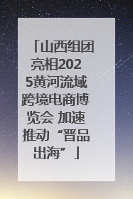 山西组团亮相2025黄河流域跨境电商博览会 加速推动“晋品出海”