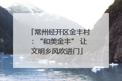 常州经开区金丰村：“和美金丰” 让文明乡风吹进门