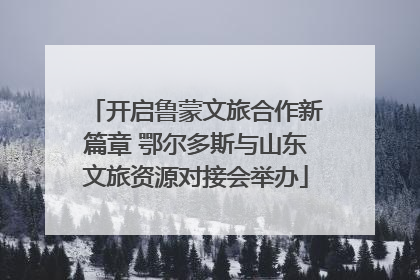 开启鲁蒙文旅合作新篇章 鄂尔多斯与山东文旅资源对接会举办