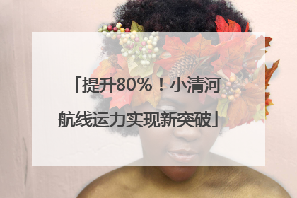 提升80％！小清河航线运力实现新突破