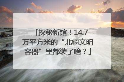 探秘新馆！14.7万平方米的“北疆文明容器”里都装了啥？