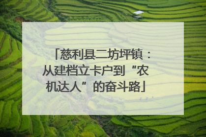 慈利县二坊坪镇：从建档立卡户到“农机达人”的奋斗路