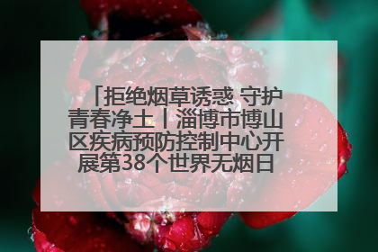 拒绝烟草诱惑 守护青春净土丨淄博市博山区疾病预防控制中心开展第38个世界无烟日系列控烟行动