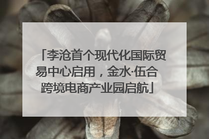 李沧首个现代化国际贸易中心启用，金水·伍合跨境电商产业园启航