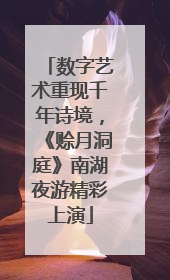 数字艺术重现千年诗境，《赊月洞庭》南湖夜游精彩上演